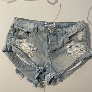 Like New! One Teaspoon shorts. Size 25